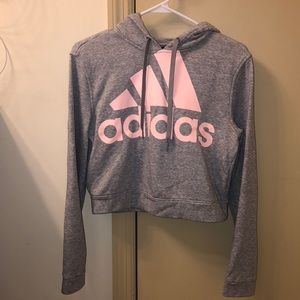 Adidas crop sweatshirt